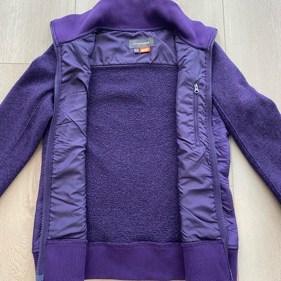 Denver Hayes T-Max Purple Zip-Up Sweater, Size S - Picture 9 of 12
